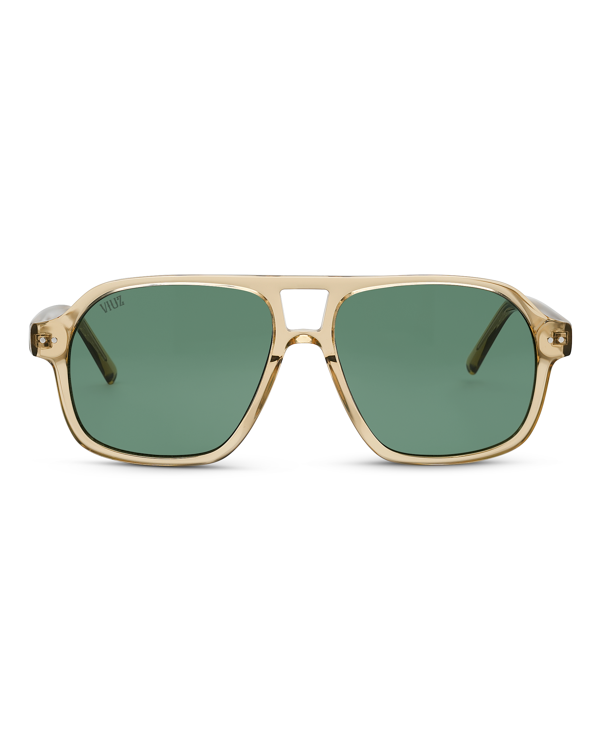 Drifter Sunglasses - Gold w/ Green Lens :) $