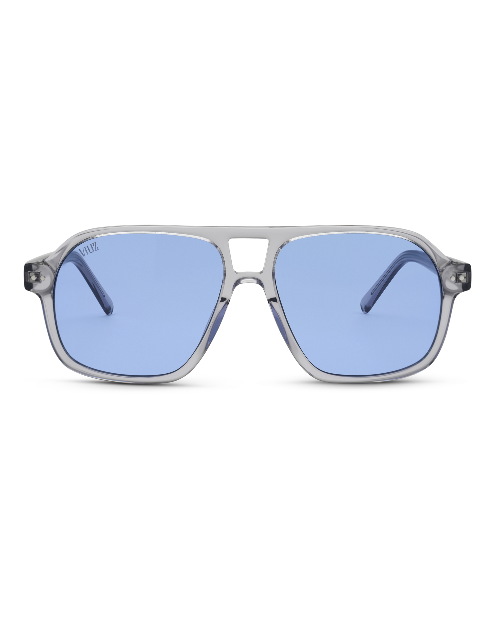 Drifter Sunglasses - Grey w/ Blue Lens :)$