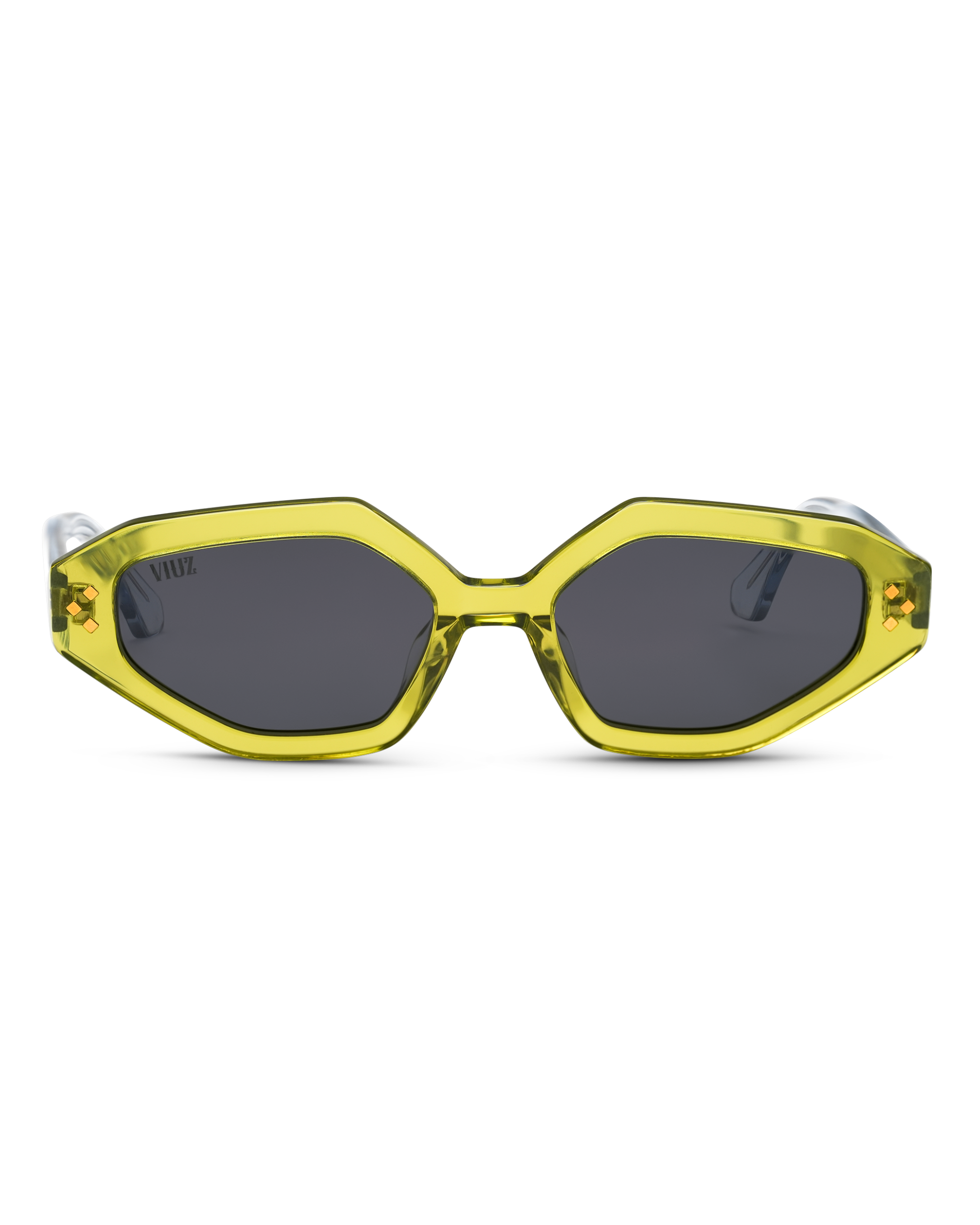 Gato Sunglasses - Green & Clear :) $