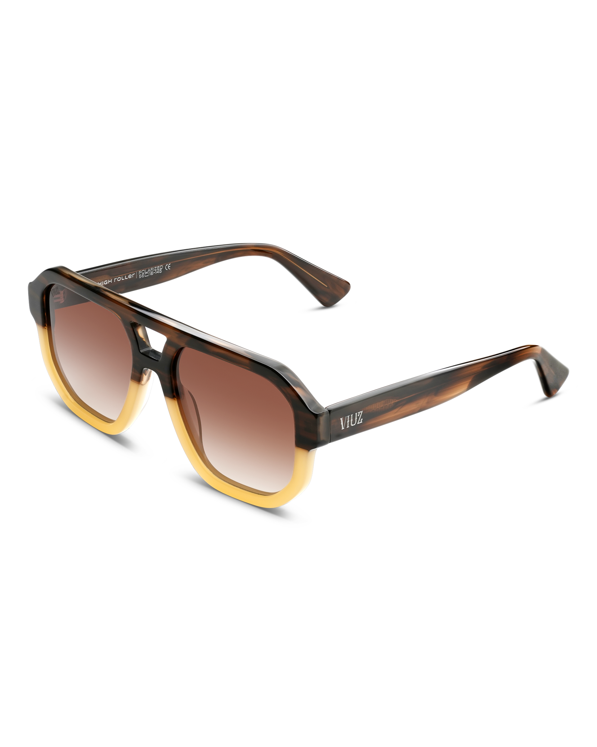 High Roller Sunglasses - Tan Tusk :)$