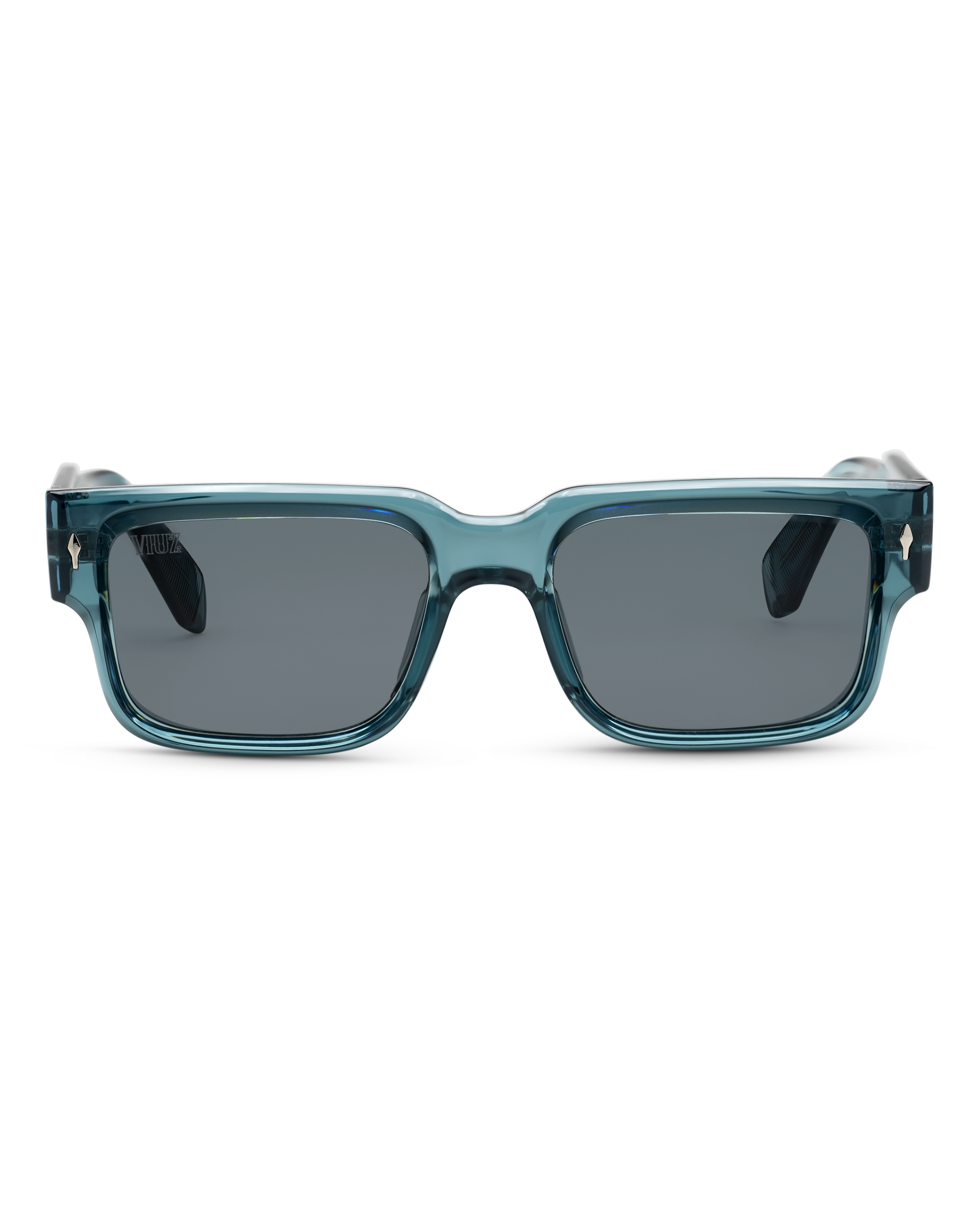 Mavrick Sunglasses - Transparent Blue:) $