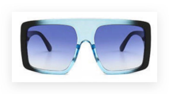 Buggin Sunglasses -Blue w/ Blue Lens *** $