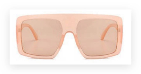 Buggin Sunglasses - Pink w/ Tan Lens *** $