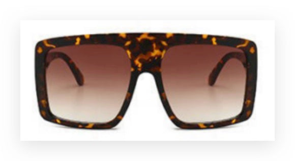 Buggin Sunglasses - Leopard w/ Tan Lens *** $