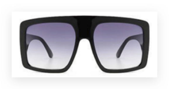 Buggin Sunglasses - Black w/ Grey Lens *** $