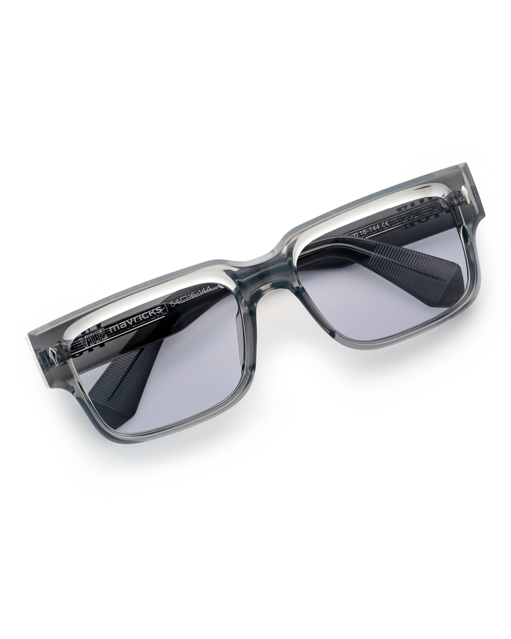 Mavrick Sunglasses - Transparent Grey* $