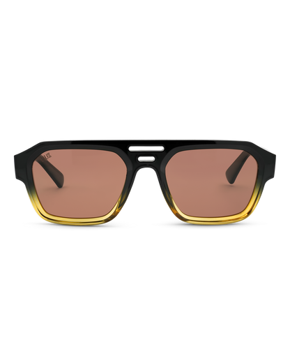 Disco Shit Sunglasses - Black Yellow * $
