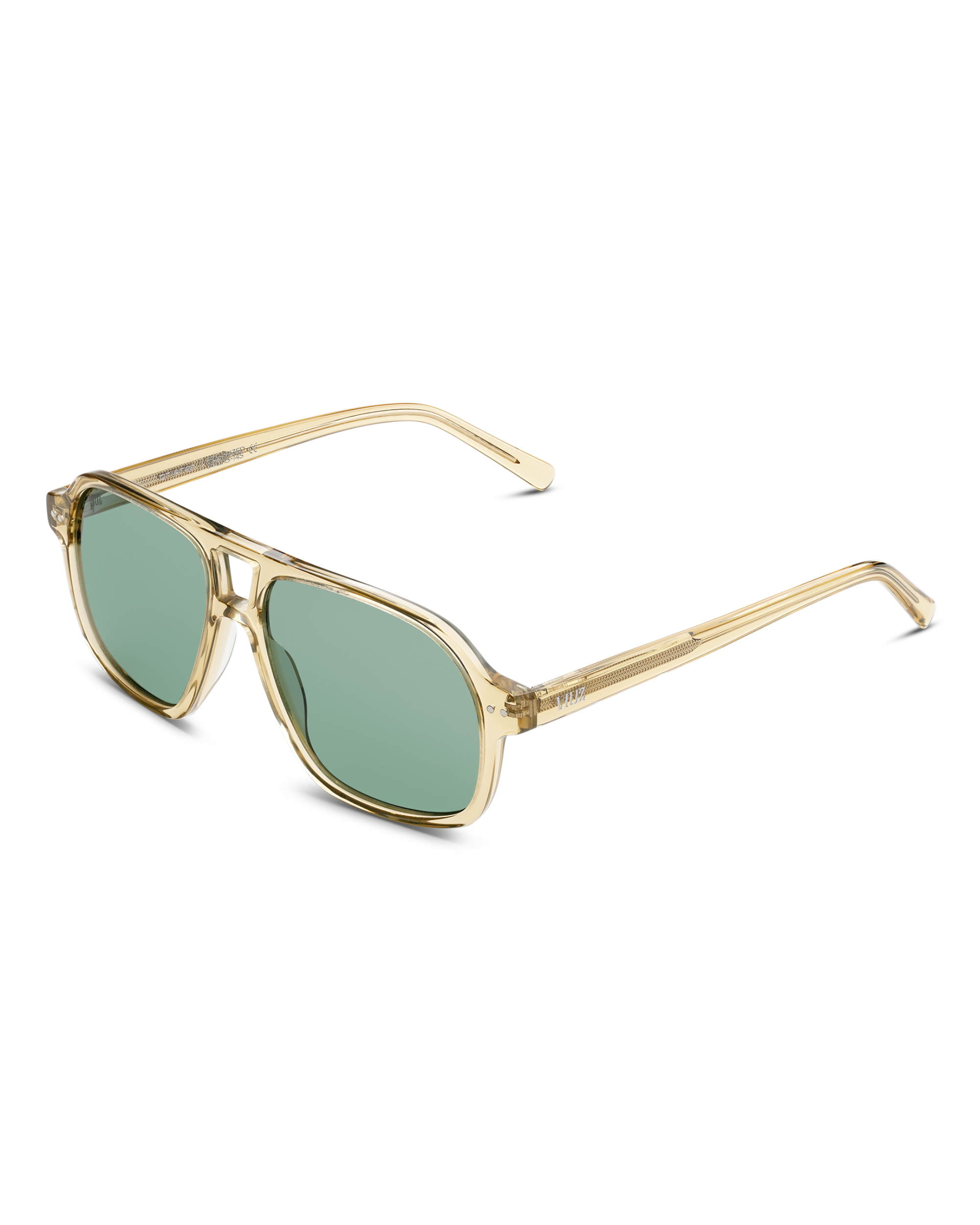 Drifter Sunglasses - Gold w/ Green Lens :) $