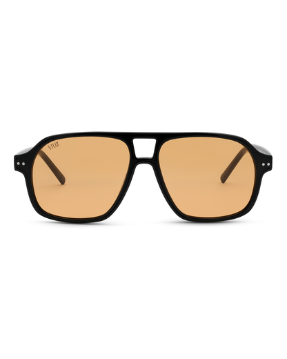 Drifter Sunglasses - Black w/ Orange Lens :) $