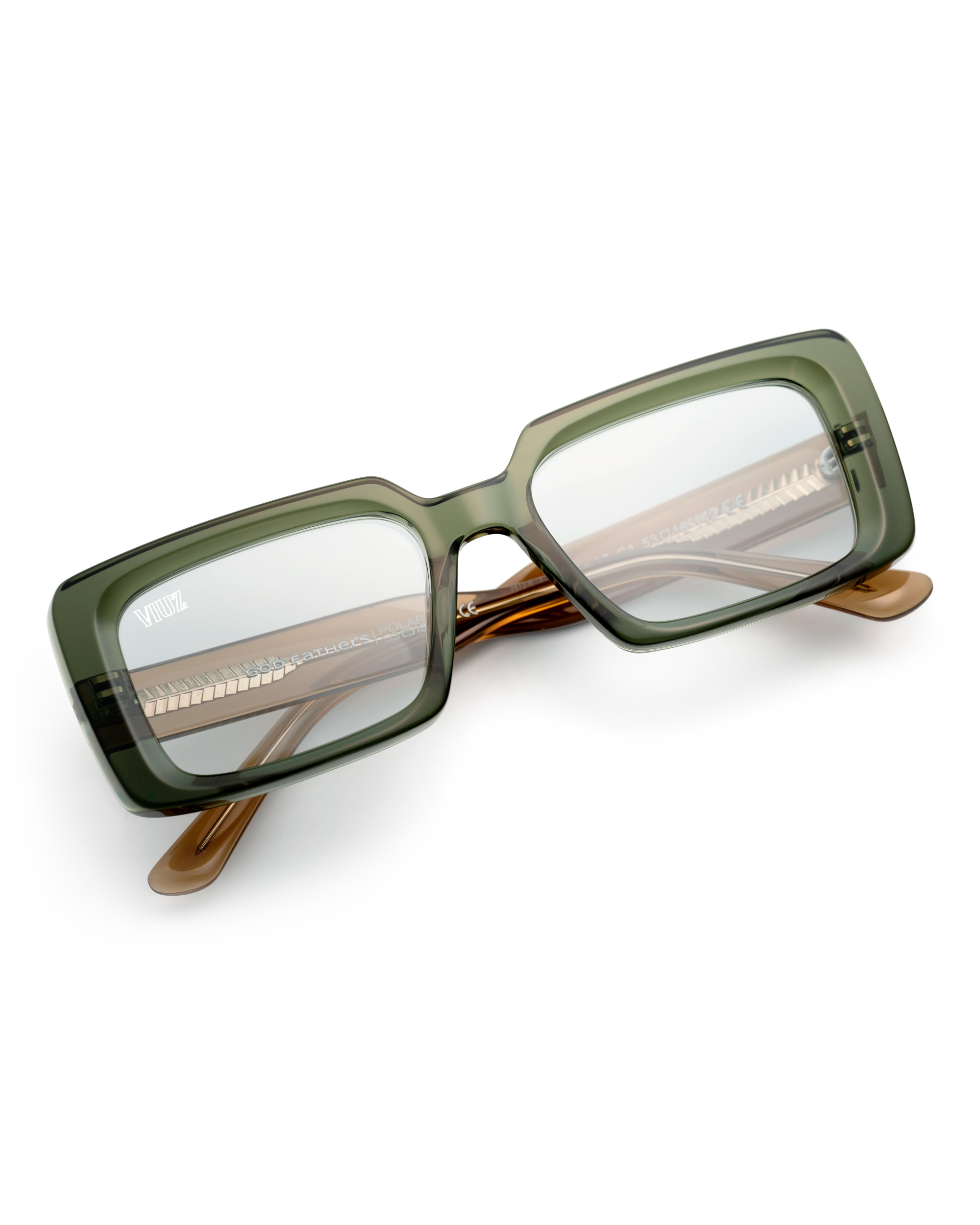 God Fathers Sunglasses - Green & Brown :) $