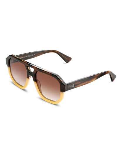High Roller Sunglasses - Tan Tusk :)$