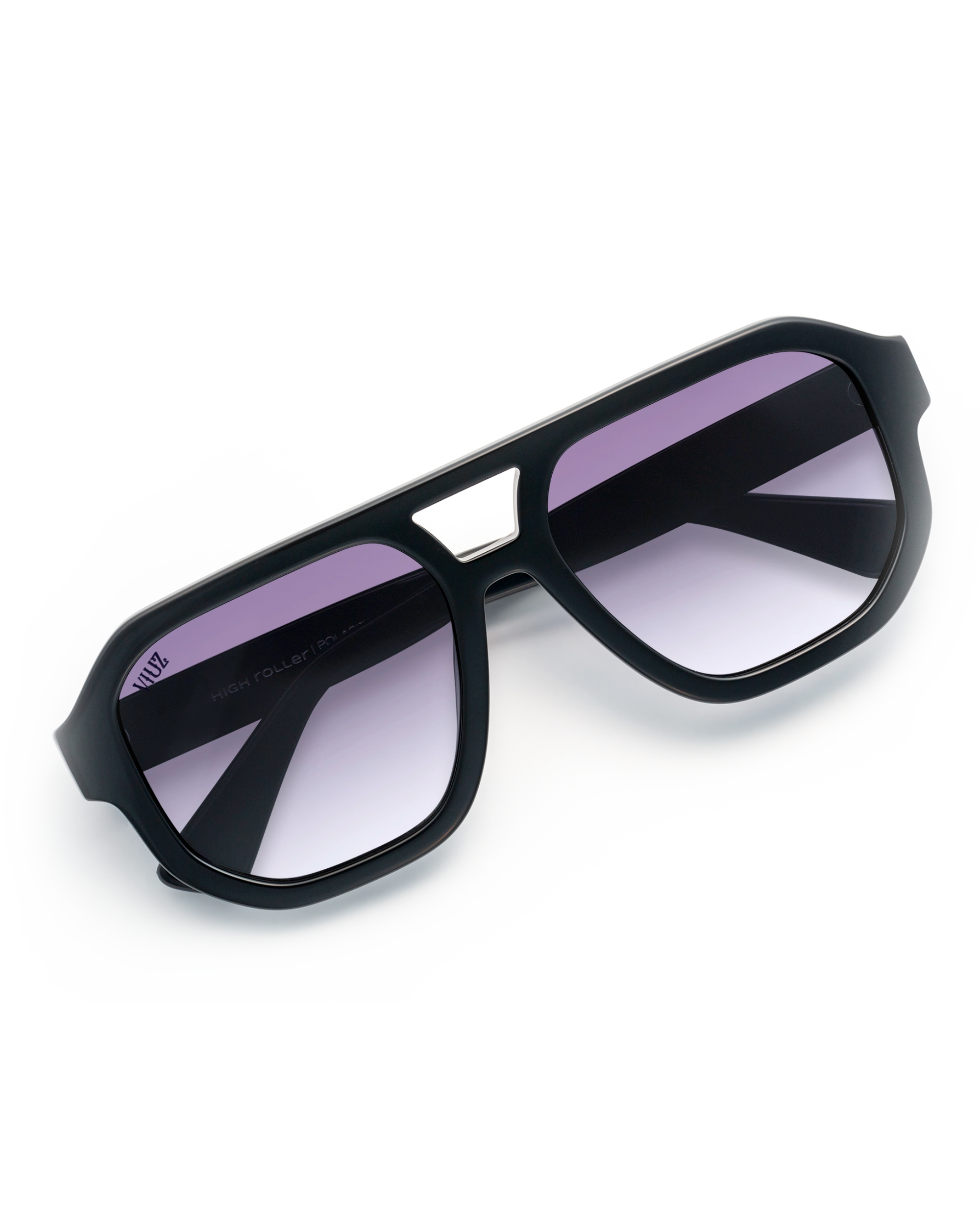 High Roller Sunglasses - Solid Black :)$