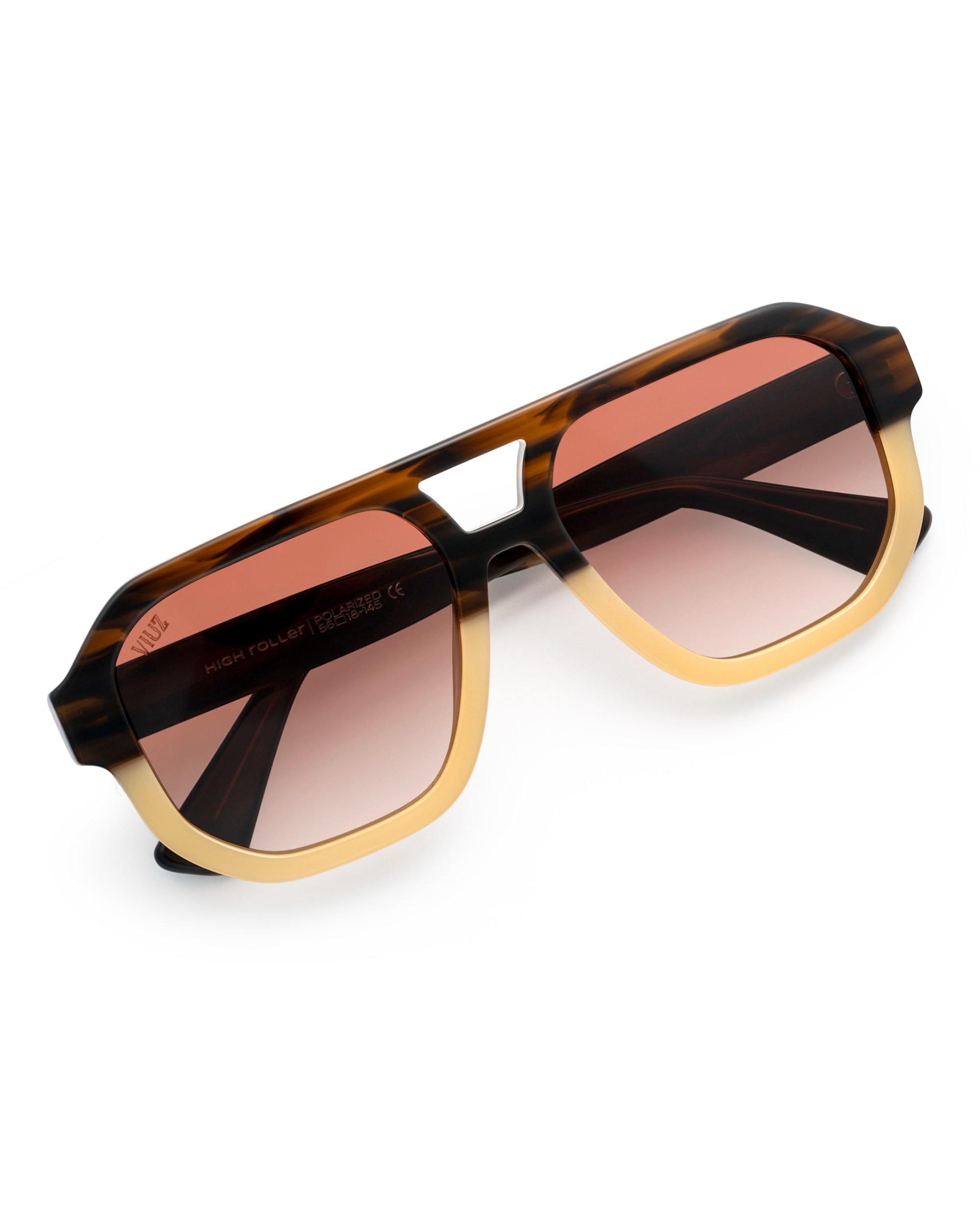 High Roller Sunglasses - Tan Tusk :)$