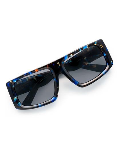 Mac Daddies Sunglasses - Blue Marble * $