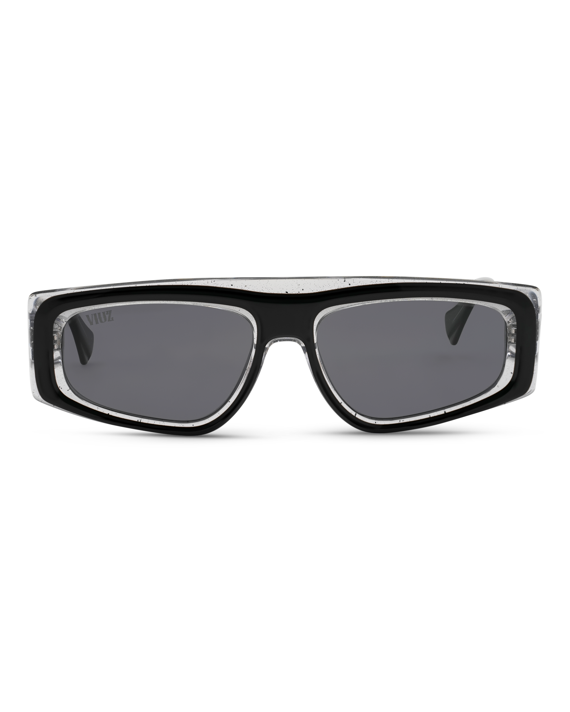 Piolsters Sunglasses - Black w/ Clear Sparkle* $