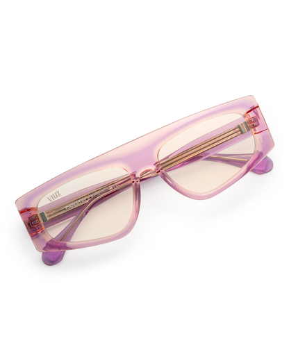 Piolsters Sunglasses - Pink w/ Clear * $