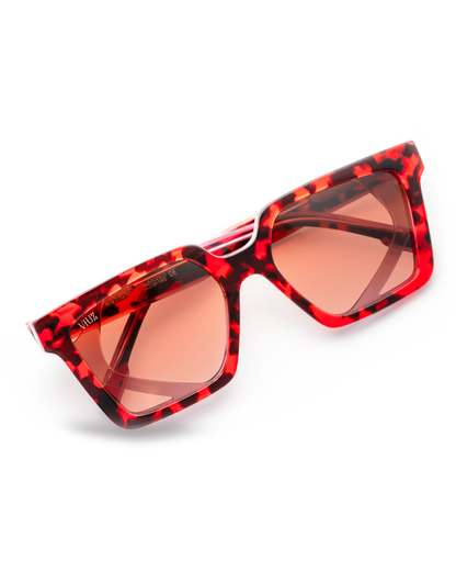 Prestige Sunglasses - Red Marble* $