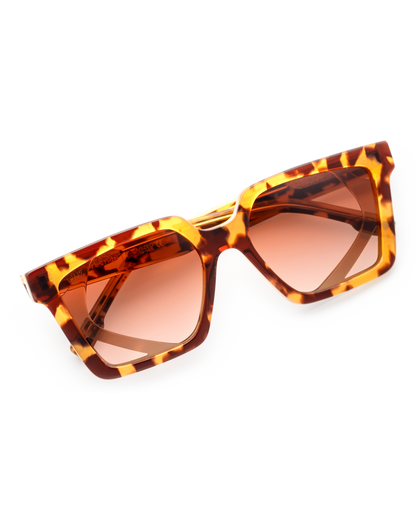 Prestige Sunglasses - Orange Marble* $