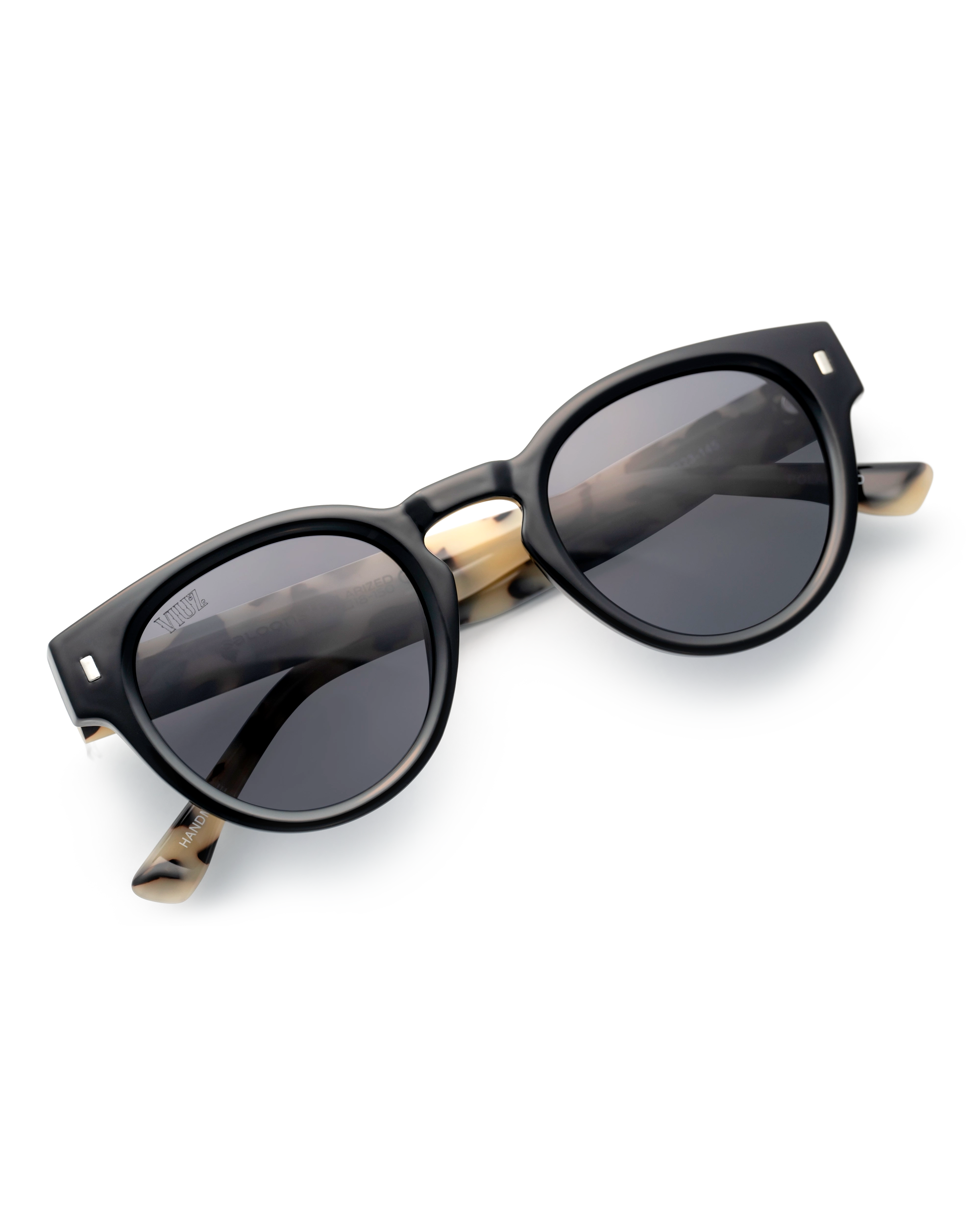 Saloons Sunglasses - Black & Leopard* $