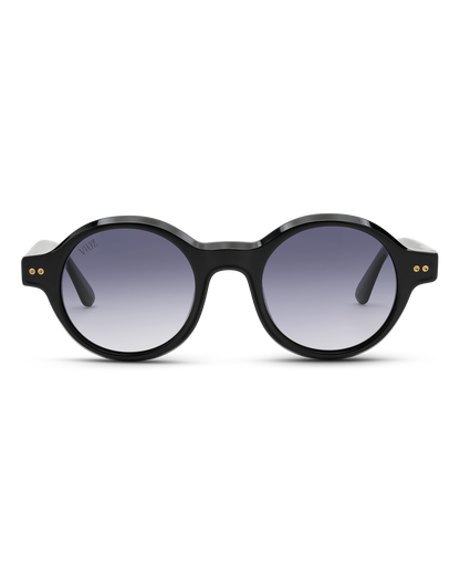 Six Shooter Sunglasses - Black & Gold* $